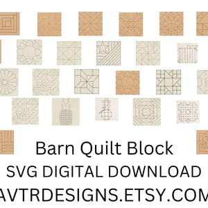 Aztec Quilt Block SVG Mosaic Sign Laser Cut Plans, Barn Quilt Stencil Laser Cutter Files