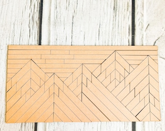 Diseños SVG inspirados en parques de colchas de granero de montaña / Archivo SVG de Inkscape Lightburn Glowforge para corte láser / Letrero de granja digital en capas de montaña