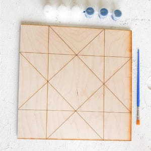 4 Point Star Barn Quilt SVG Cut File | Barn Quilt SVG | Inkscape Lightburn Glowforge SVG File | Wood Wooden C02 Laser Vinyl Cutters