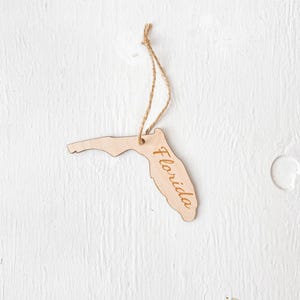 Florida Ornament SVG Laser Cut Dateien für Lightburn und Glowforge Dateien, Weihnachtsverzierungen SVG