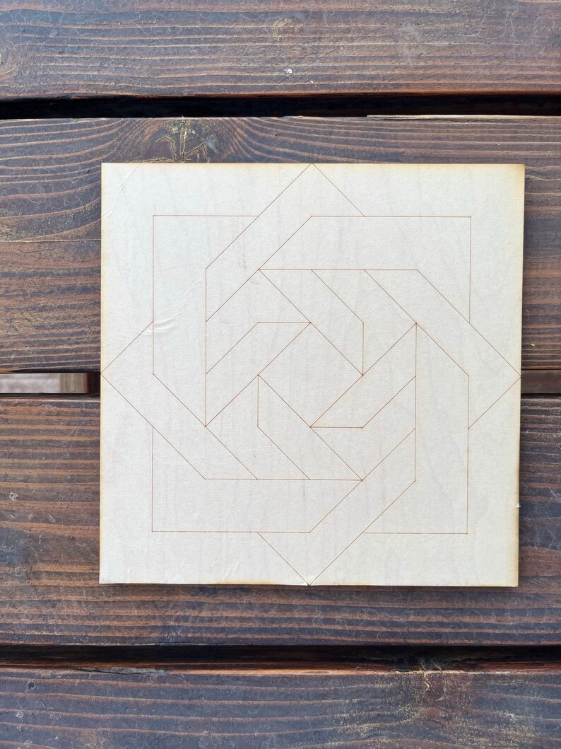 Slip Knot Barn Quilt SVG Cut File Classic Farmhouse Etsy