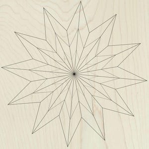 Edredón de patchwork Star Barn SVG, archivo cortado con láser, descarga digital