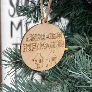 Set of 3 Neighbor Ornament SVG, Funny Ornaments Neighbor Gift, Neighbors and Friends