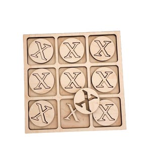 Tic Tac Toe SVG, Board Game SVG, Laser Cut Files Digital Download