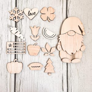 Gnome Patterns Interchangeable Sign SVG