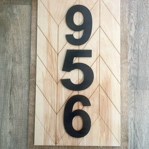 House Address Sign SVG, Custom House Numbers SVG Laser Cut Files - Etsy