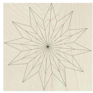 Star Burst Barn Quilt SVG, Laser Cut File Digital Download