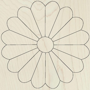 Dresden Plate Barn Quilt SVG Cut File, kwiatowy patchwork z motywem stodoły i stodoły, pierścień przyjaźni