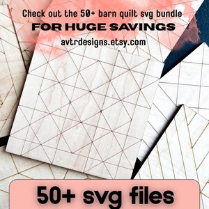 Aztec Quilt Block SVG Mosaic Sign Laser Cut Plans, Barn Quilt Stencil Laser Cutter Files