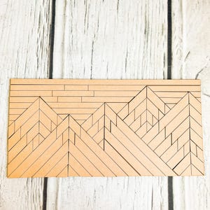 Berge SVG Benutzerdefinierte Holzschilder, Grand Teton National Park Barn Quilt SVG
