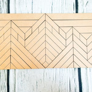 Mountains SVG Custom Wood Signs, Mountain Barn Quilt SVG | Inkscape Lightburn Glowforge Digital File | Farmhouse Fun Laser Project