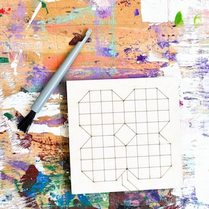 Four Leaf Clover SVG Barn Quilt SVG Files Laser Cut Files, Wood Signs Laser Cut Templates SVG Designs