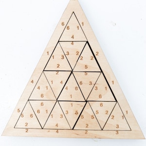 Triangle Puzzles for Adults SVG, Wooden Brain Teaser Desk Toys laser file, Mind Puzzle image 9