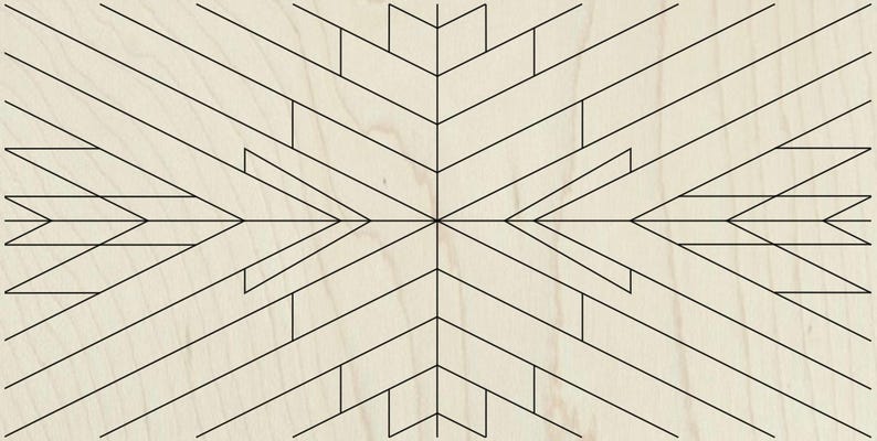 Aztec Quilt Block SVG Mosaic Sign Laser Cut Plans, Barn Quilt Stencil Laser Cutter Files