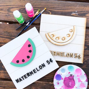 Watermelon Sign SVG, Laser Cut File Summer Wall Art