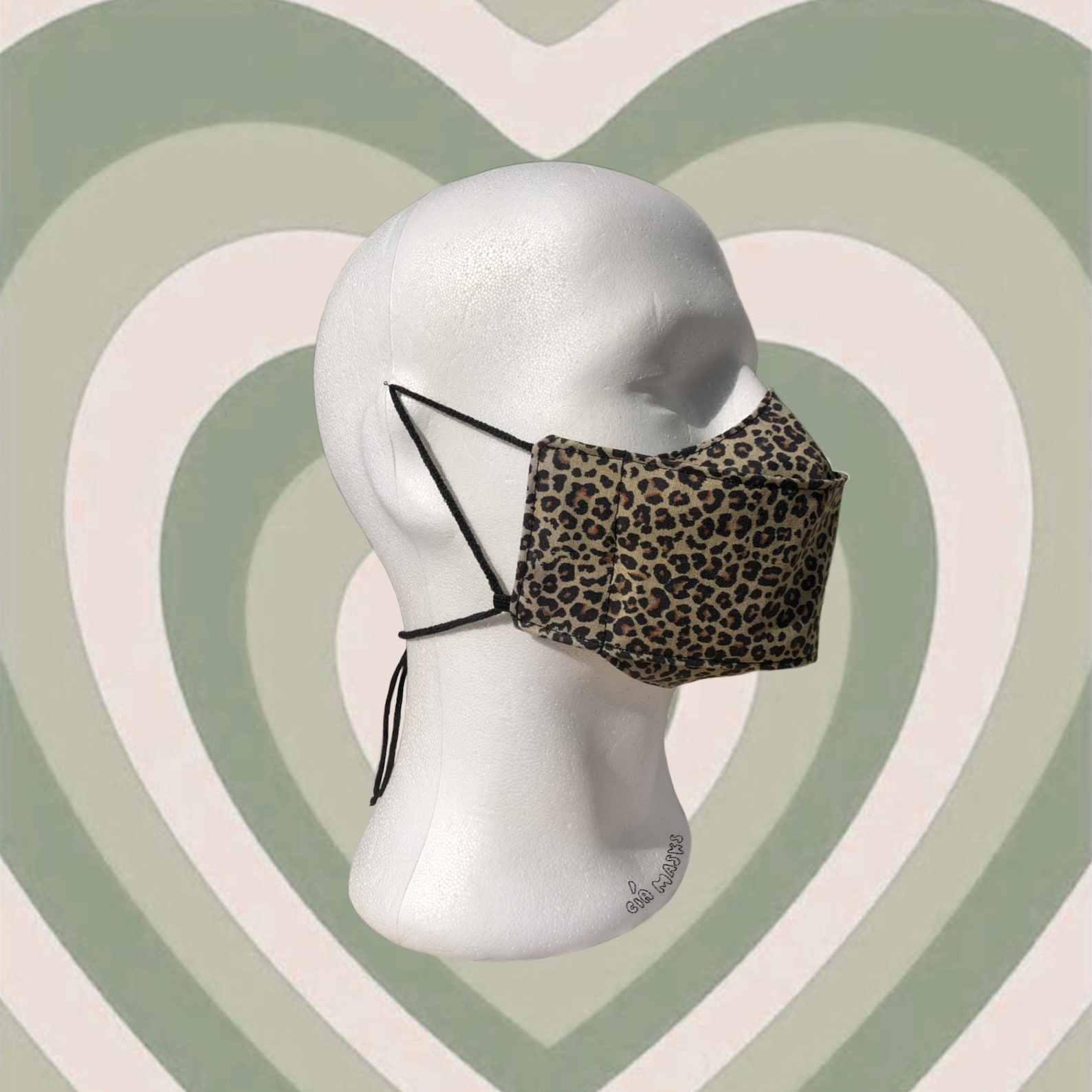Leopard Mask by CÍA MASKS Reusable fabric masks Etsy