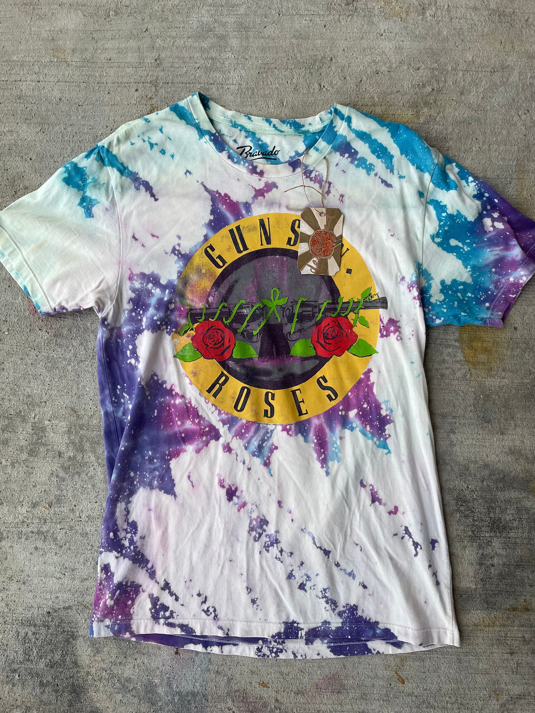 Acid wash sales band tee