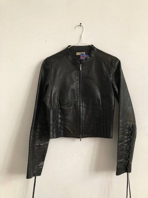 Pinko leather jacket