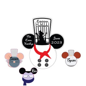 Custom Ratatouille Cruise Magnet, personalized door magnet, door sign for disney cruise
