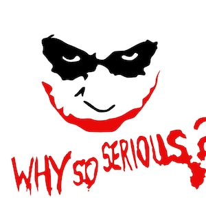 Digitale download waarom zo serieus, clown, grap, SVG, EPS, Cricut, gesneden bestand, vector, sticker