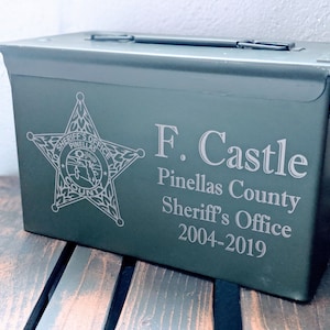 Personalized .50 cal Ammo can, ammo box