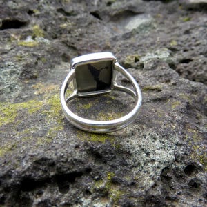 Healers gold ring size 9 mens Wiccan apache gold 925 sterling silver iron pyrite jewellery witch magnetite gemstone womens metaphysical
