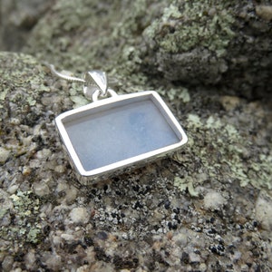 Scenic agate gemstone pendant, scenic dendritic agate necklace, picture agate pendant, gemstone jewellery scenic dendrite moss agate jewelry