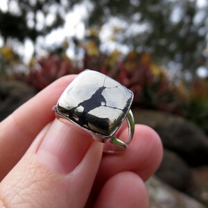 Healers gold ring size 9 mens Wiccan apache gold 925 sterling silver iron pyrite jewellery witch magnetite gemstone womens metaphysical
