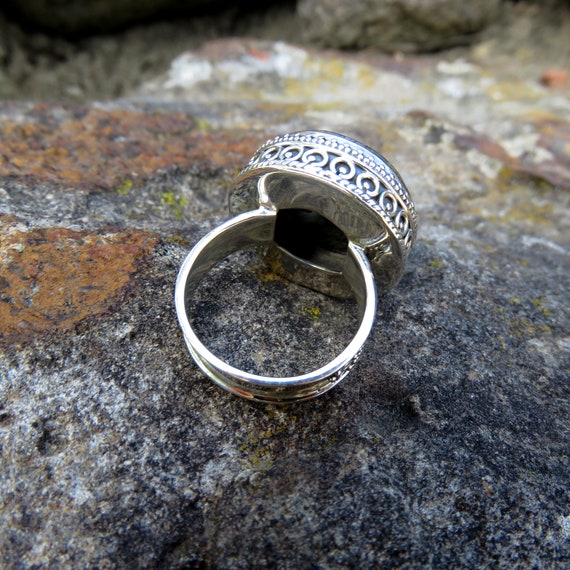 Iron pyrite ring sale