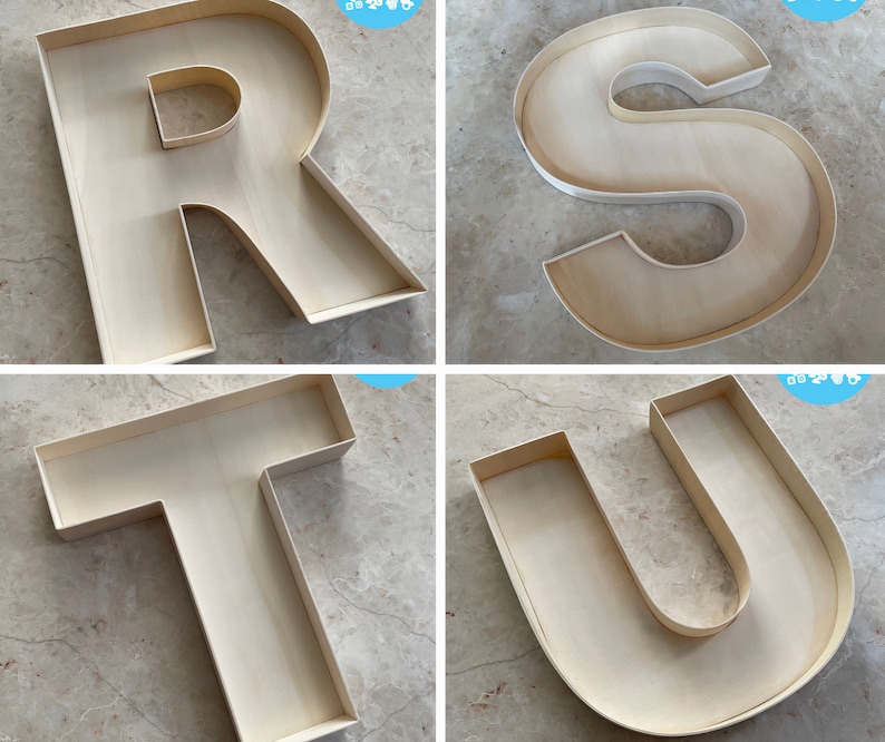 Wooden Fillable Letter Boxes Etsy UK