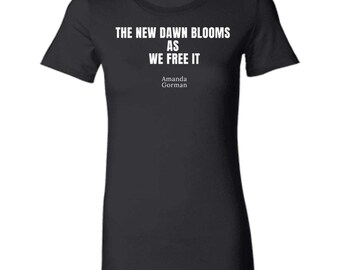 Amanda Gorman The New Dawn Blooms Crewneck Pullover Sweatshirt Unisex