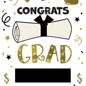 Graduation Money Card PNG Bundle | Money Card PNG