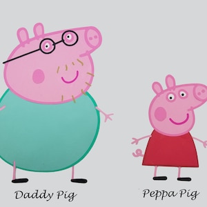 Peppa Pig & Friends Decorations, Peppa Pig Centerpieces, Peppa Pig Birthday Party