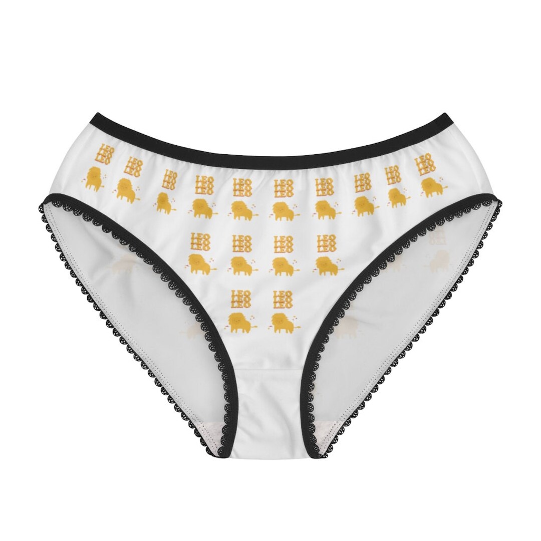 Leo Panties Astrology Underwear Cotton Briefs Astrology - Etsy