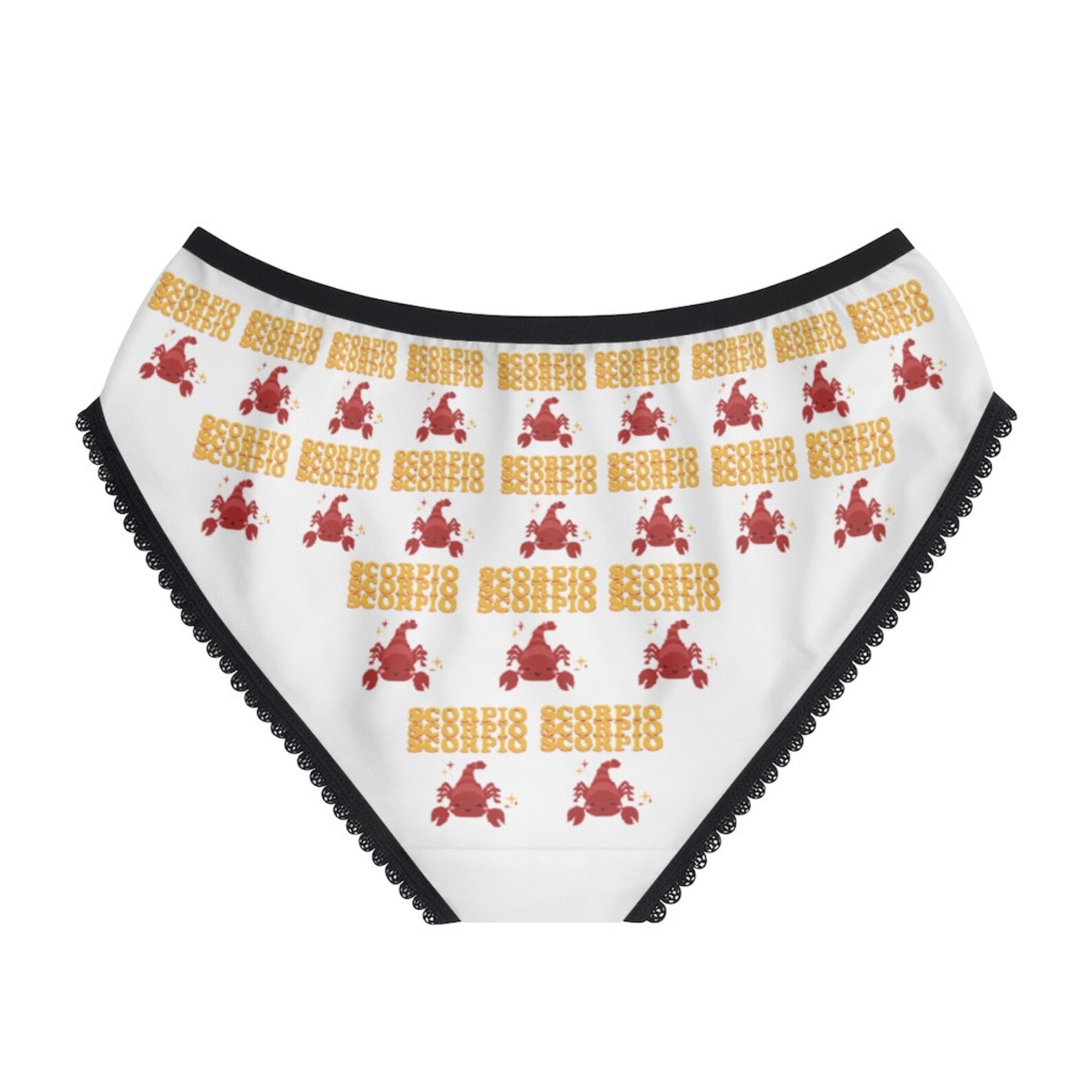 Scorpio Panties, Astrology Underwear, Cotton Briefs, Astrology Panties, Underwear Gift Idea