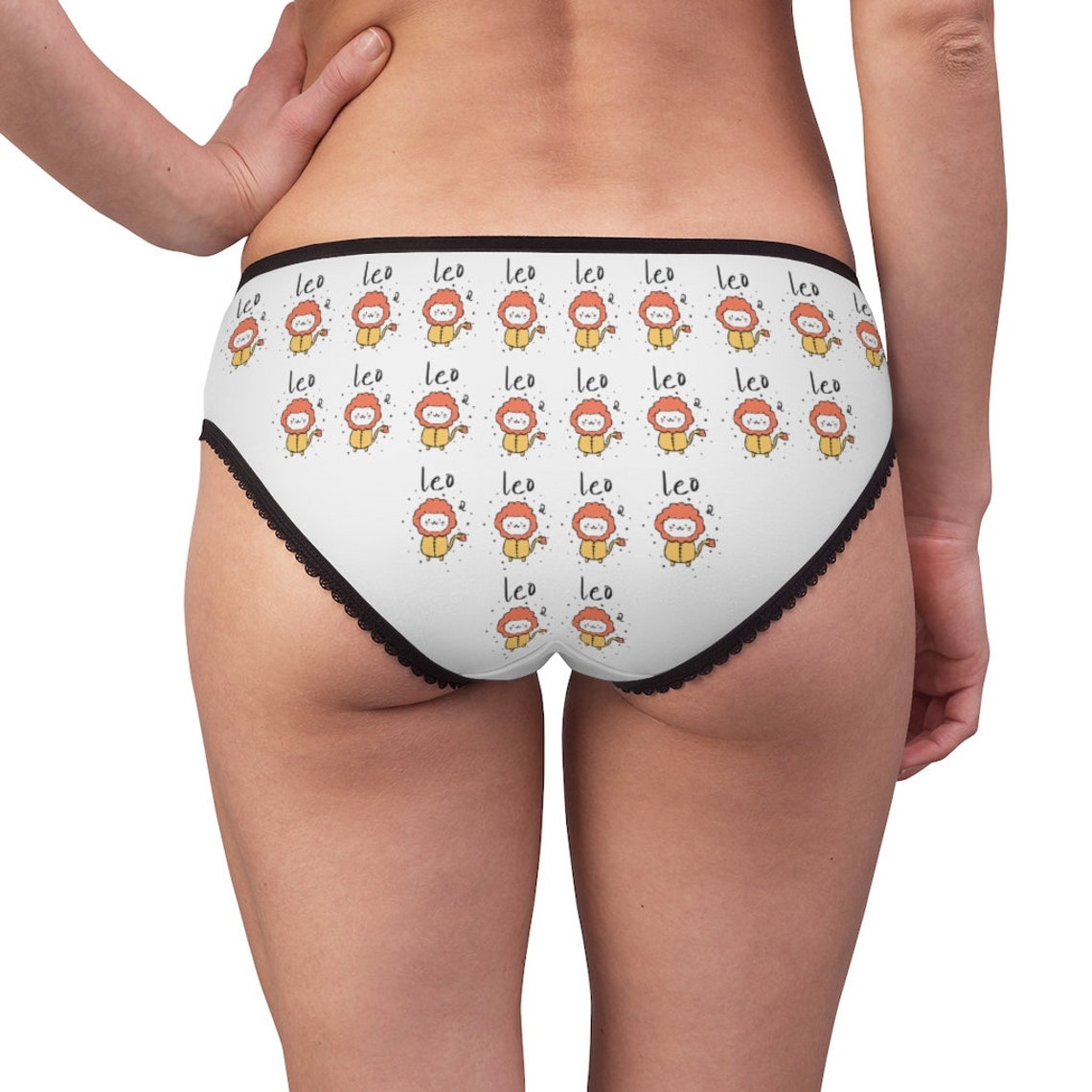 Leo Panties, Astrology Underwear, Cotton Briefs, Astrology Panties