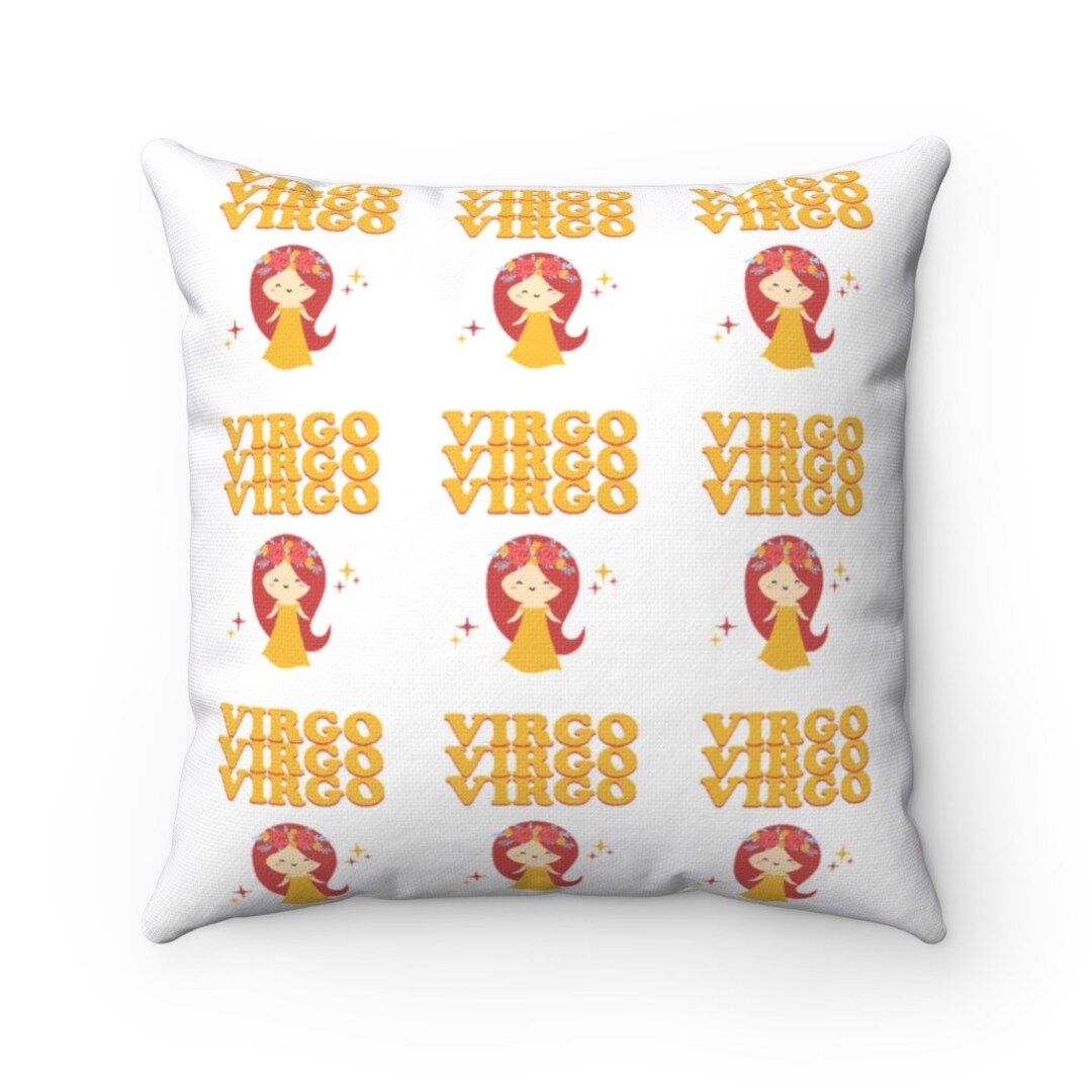 Virgo Pillow Astrology Throw Pillow Virgo Throw Pillow Etsy
