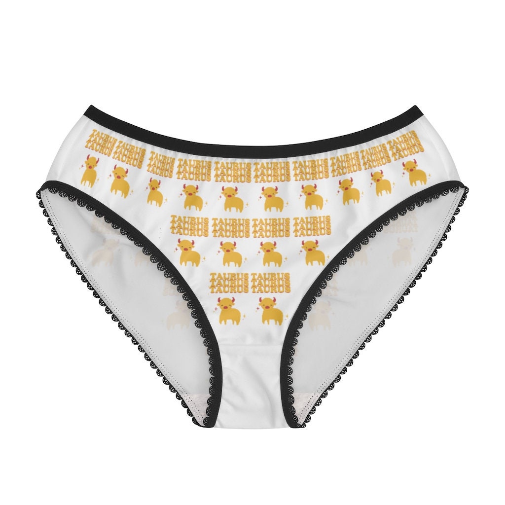 Taurus Panties, Astrology Underwear, Cotton Briefs, Astrology Panties