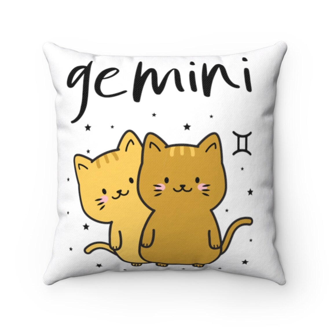 Gemini Pillow, Gemini Home Decor, Zodiac Sign Gemini, Gemini Season, Gemini Gifts, Gemini Gifts