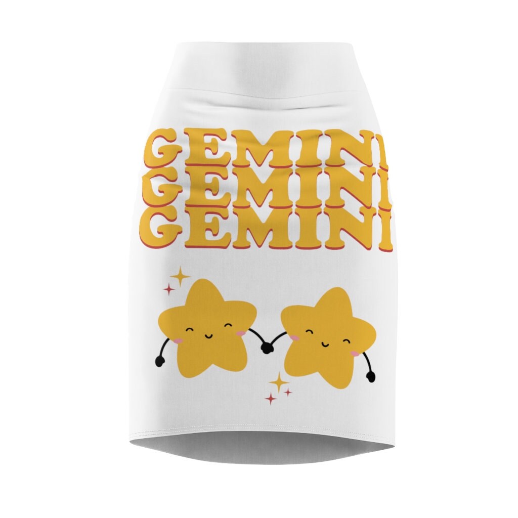 Gemini Skirt, Gemini Clothes, Zodiac Sign Gemini, Gemini Gifts, Gemini