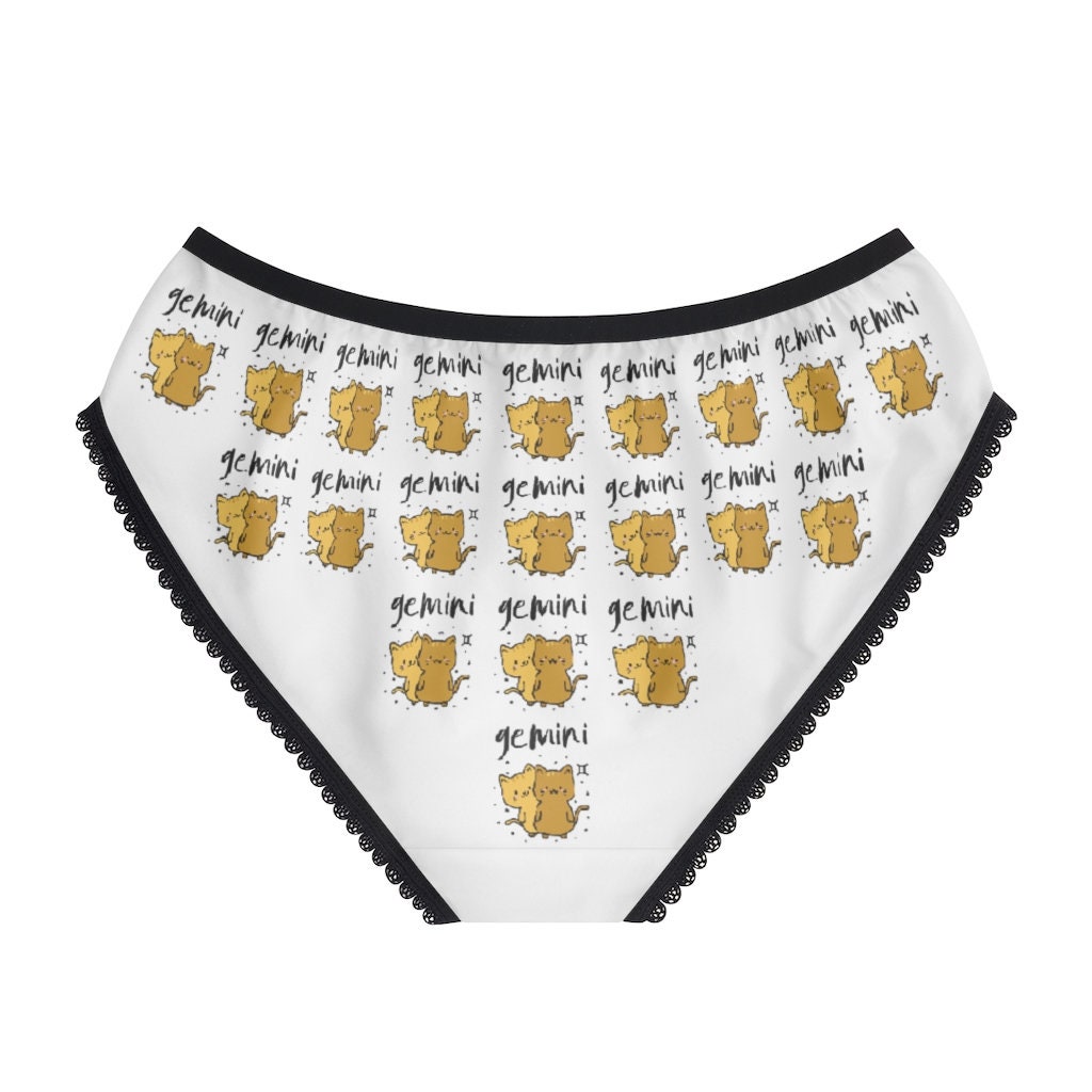 Gemini Panties Astrology Underwear Cotton Briefs Astrology Etsy