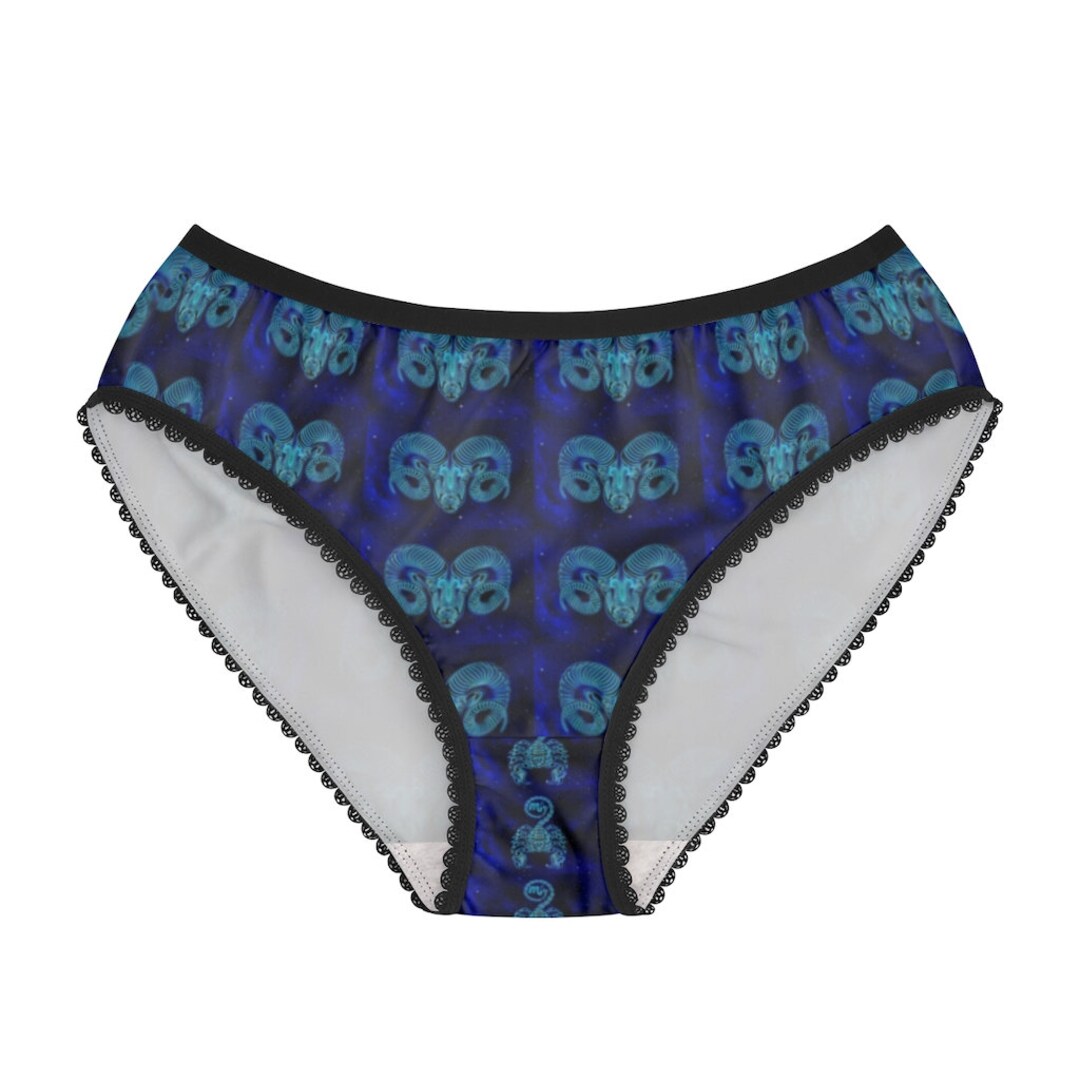 Aries Panties Astrology Underwear Cotton Briefs Astrology Etsy