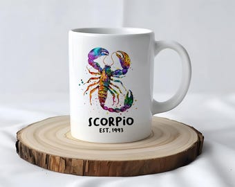 Scorpio Mug, Coffee Mug, Scorpio Gift Idea, Coffee Cup, Gift for Scorpio