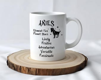 Kubek Baran, Prezent dla Barana, Kubek astrologiczny, Pomysł na prezent dla Barana, Kubek do kawy, Filiżanka do kawy