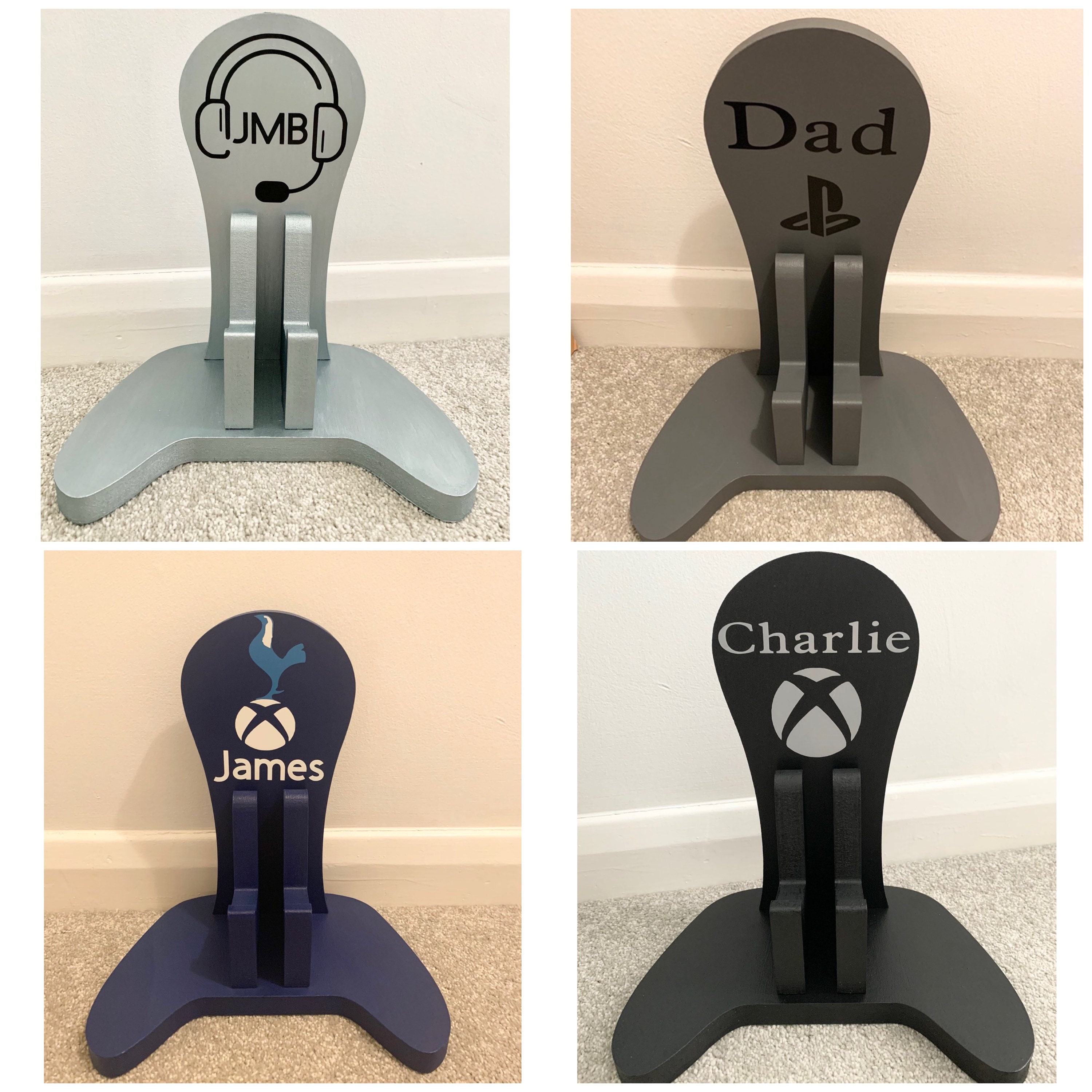 Gaming headset controller stand playstation Xbox Nintendo Etsy