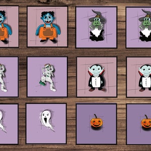 Halloween Memory Card