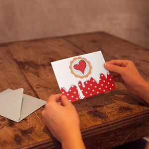 Postkarte für Valentinstagsgrüße