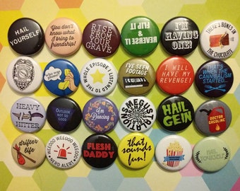 Último podcast de la izquierda Botones Conjunto 1