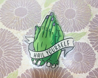 Pin acrílico "Saludarte a ti mismo"