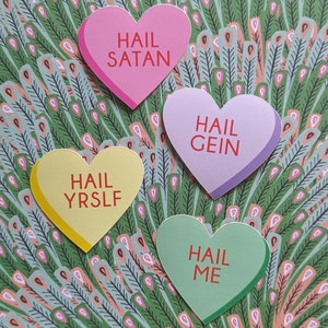 Last Podcast on the Left Conversation Heart Stickers